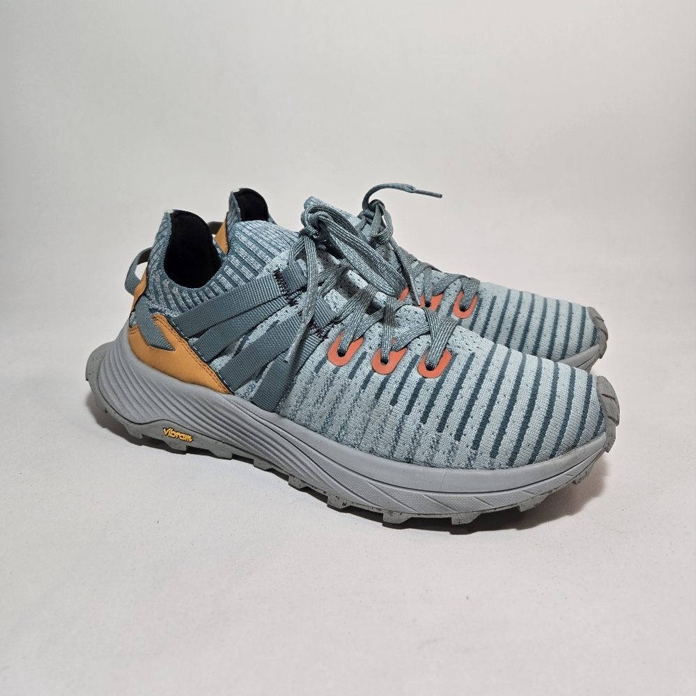 MERRELL Embark Size 9.5 W Women's Lace Sneaker in HARBOR GREY BLUE J067274